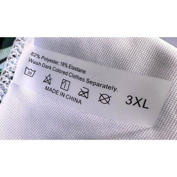 Bikini Bottoms 3XL New Full Coverage Wide High Leg Stretch Waist Floral … - Picture 14 of 14